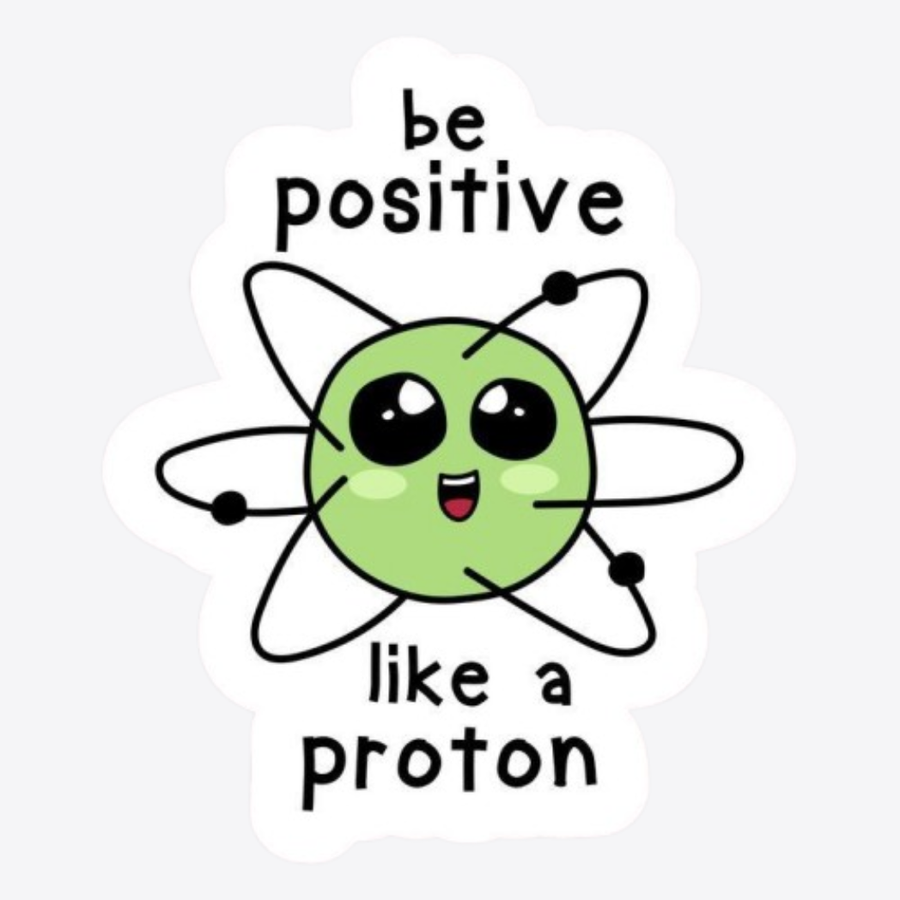 Be Postive Sticker