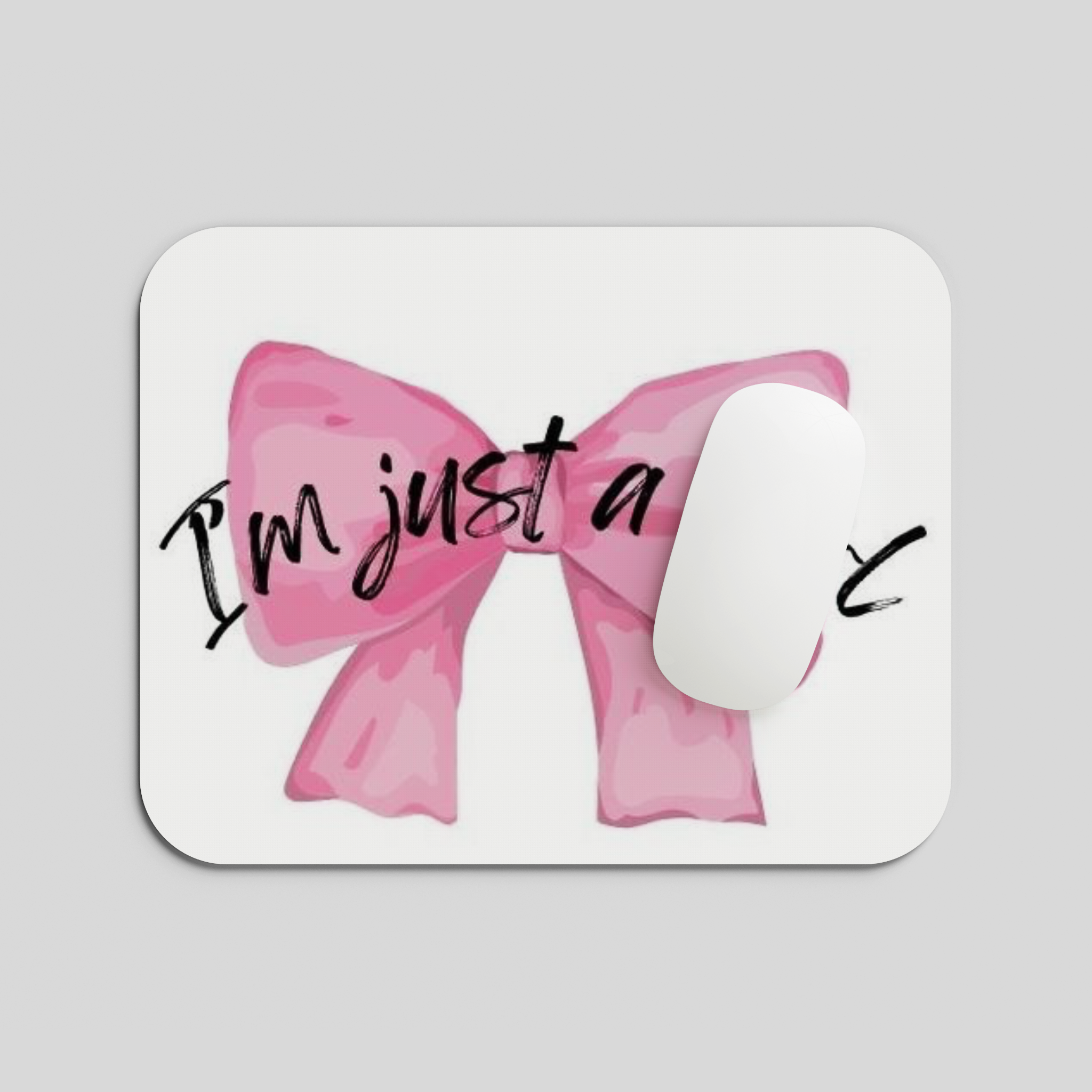 Pink Bow Mousepad