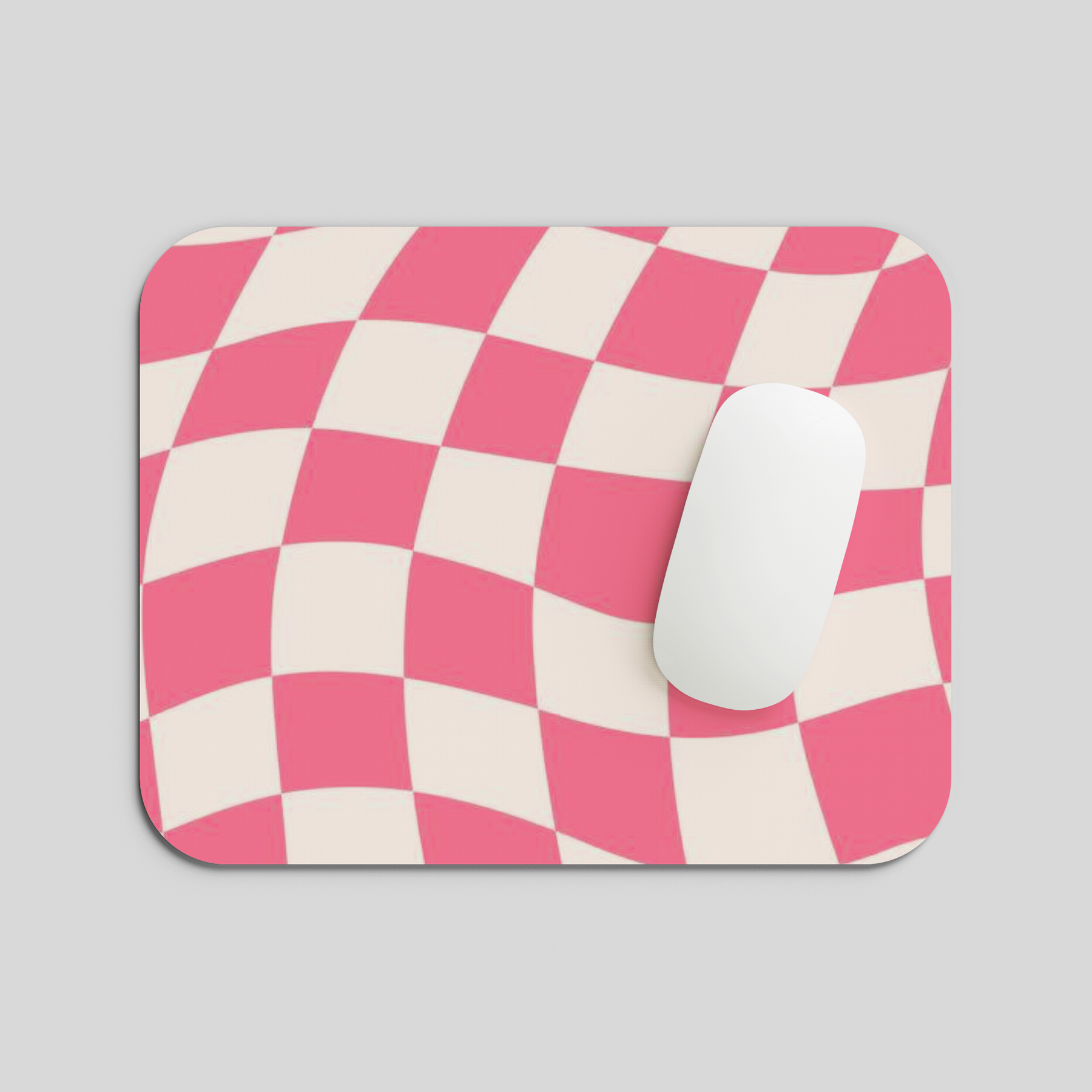 Pink Warp Mousepad