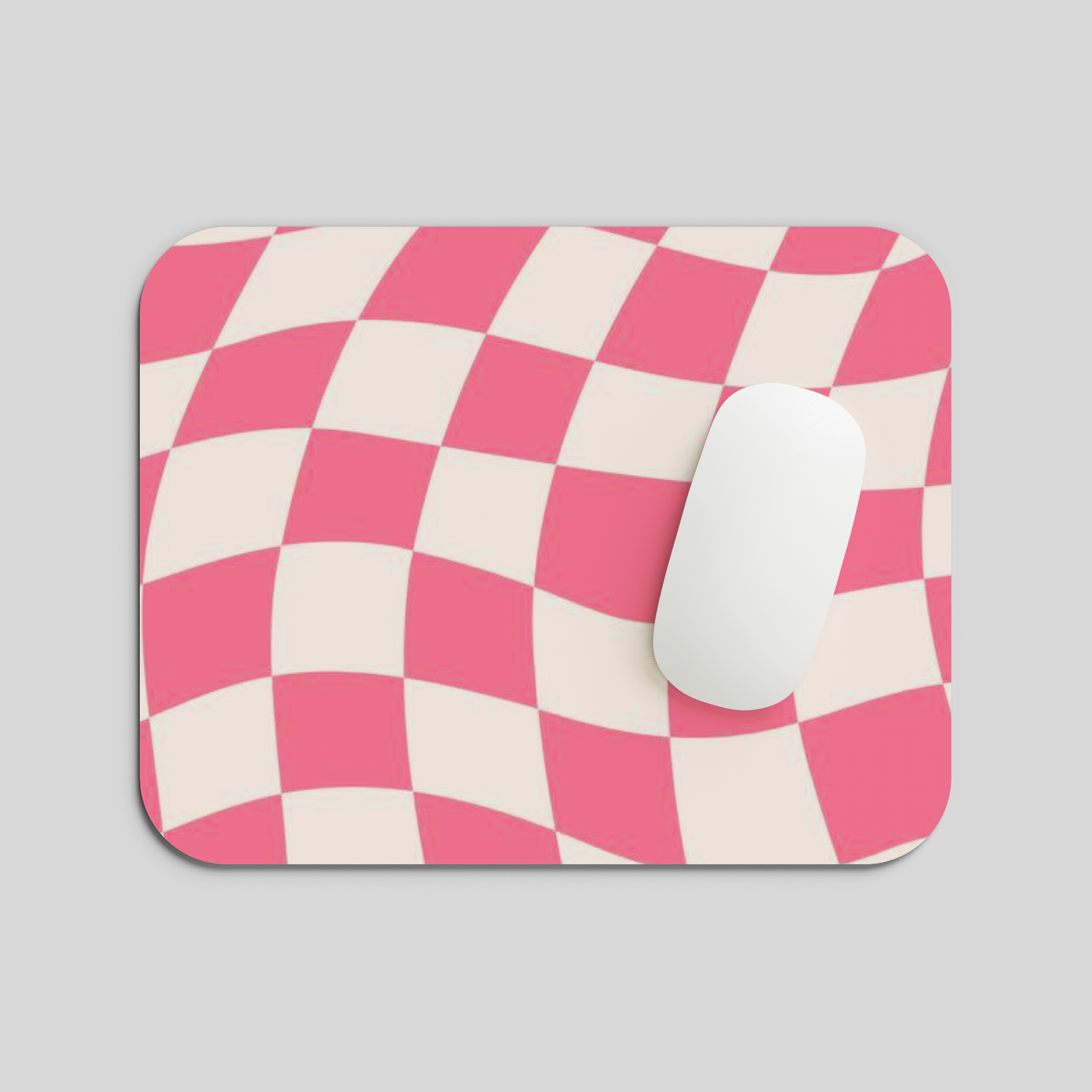Pink Warp Mousepad