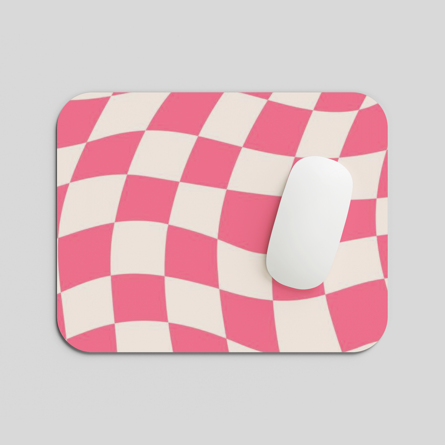 Pink Warp Mousepad
