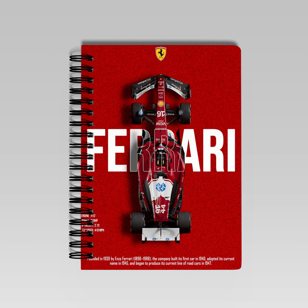 Ferrari F1 Notebook