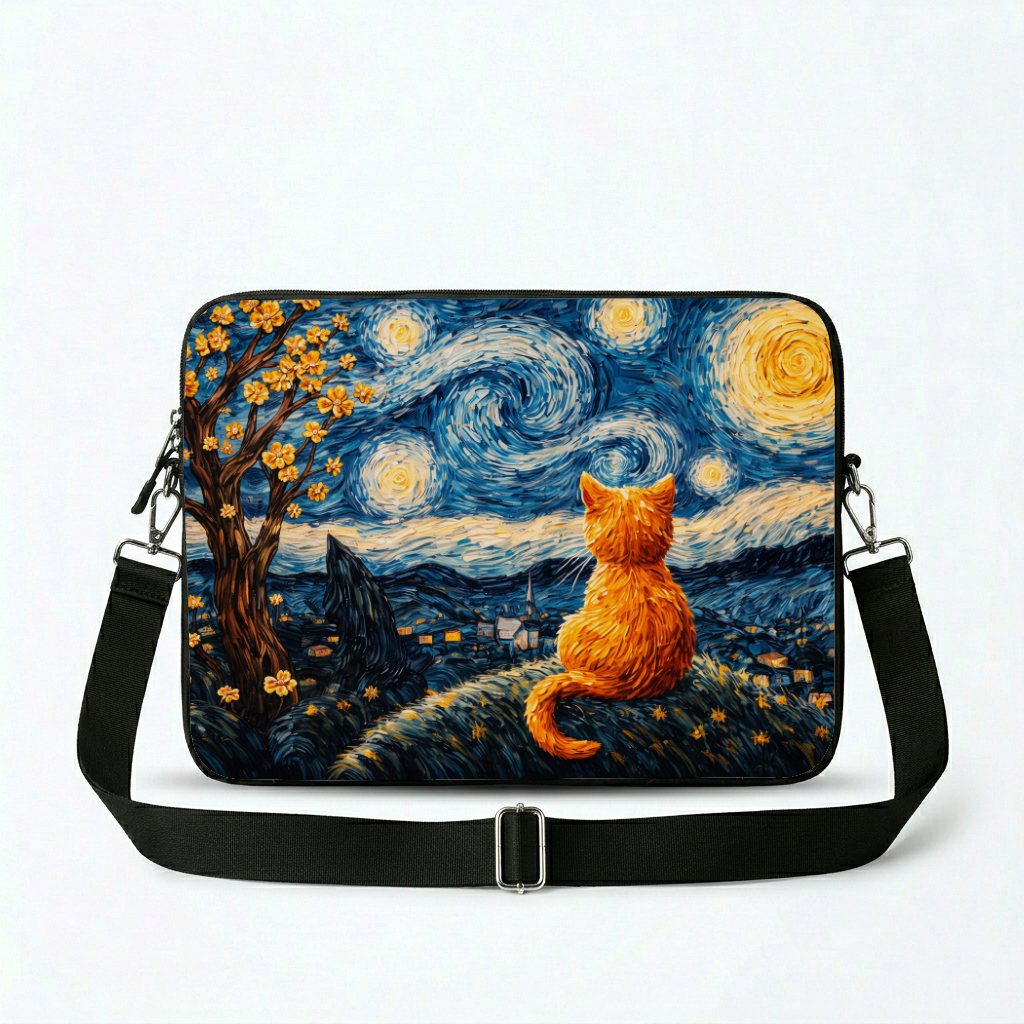 Starry Ginger Cat