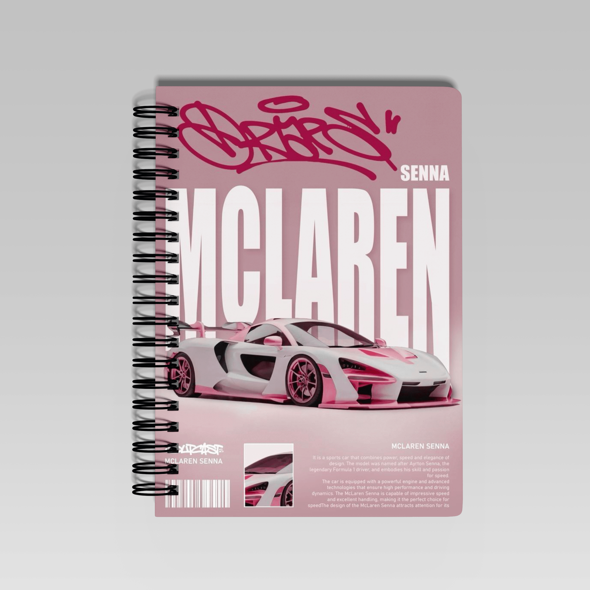 Pink McLaren Notebook