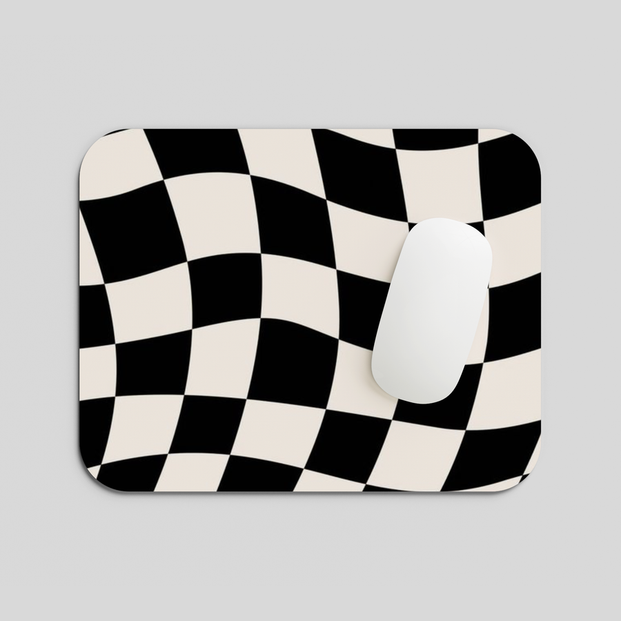 Wavy Check Mousepad