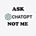 Ask Chat GPT Sticker