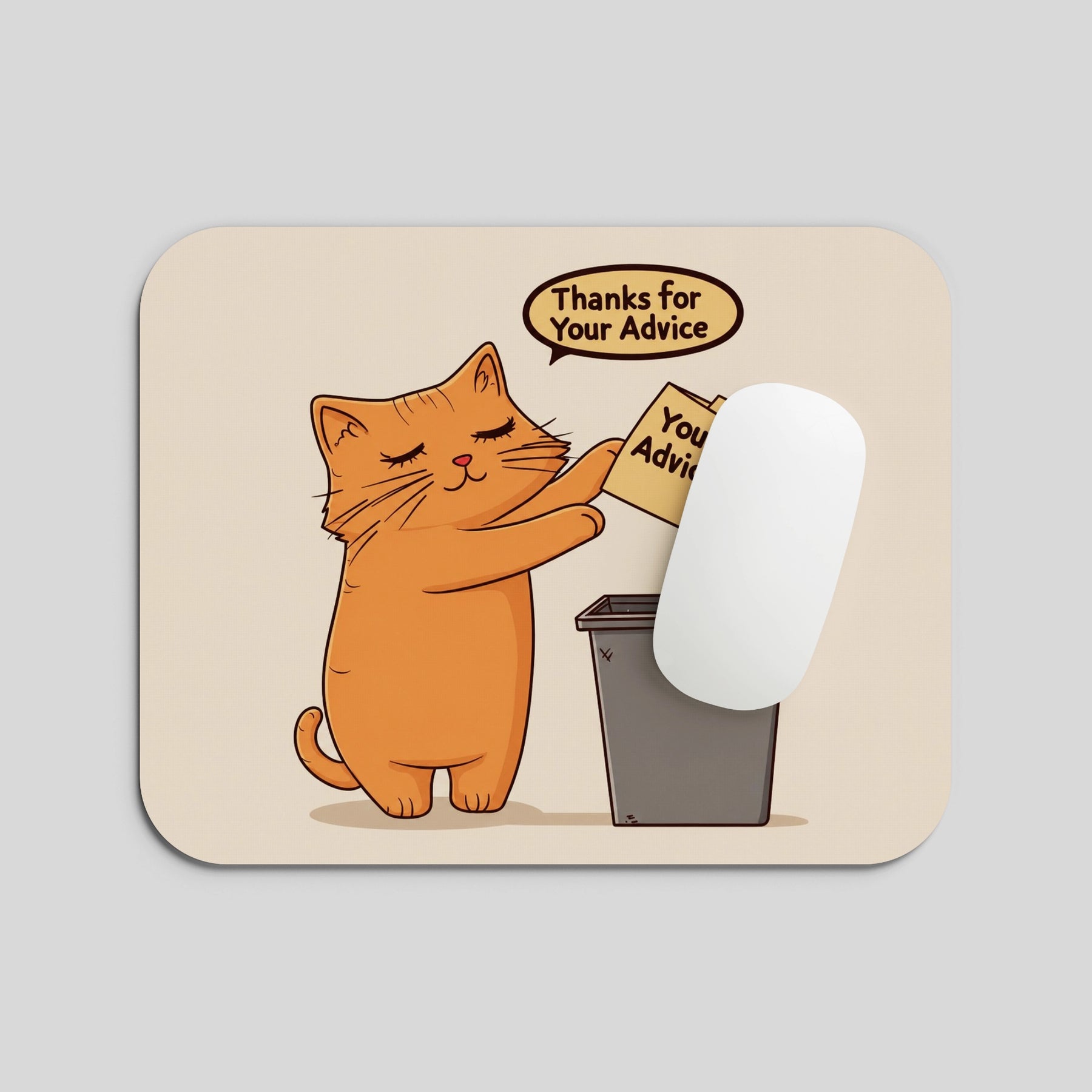 Trash Advice Mousepad