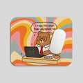 Email Warning Bear Mousepad