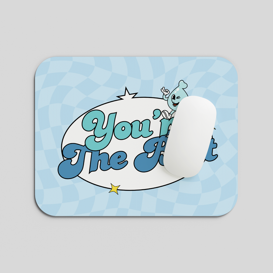 Retro Blue Mousepad