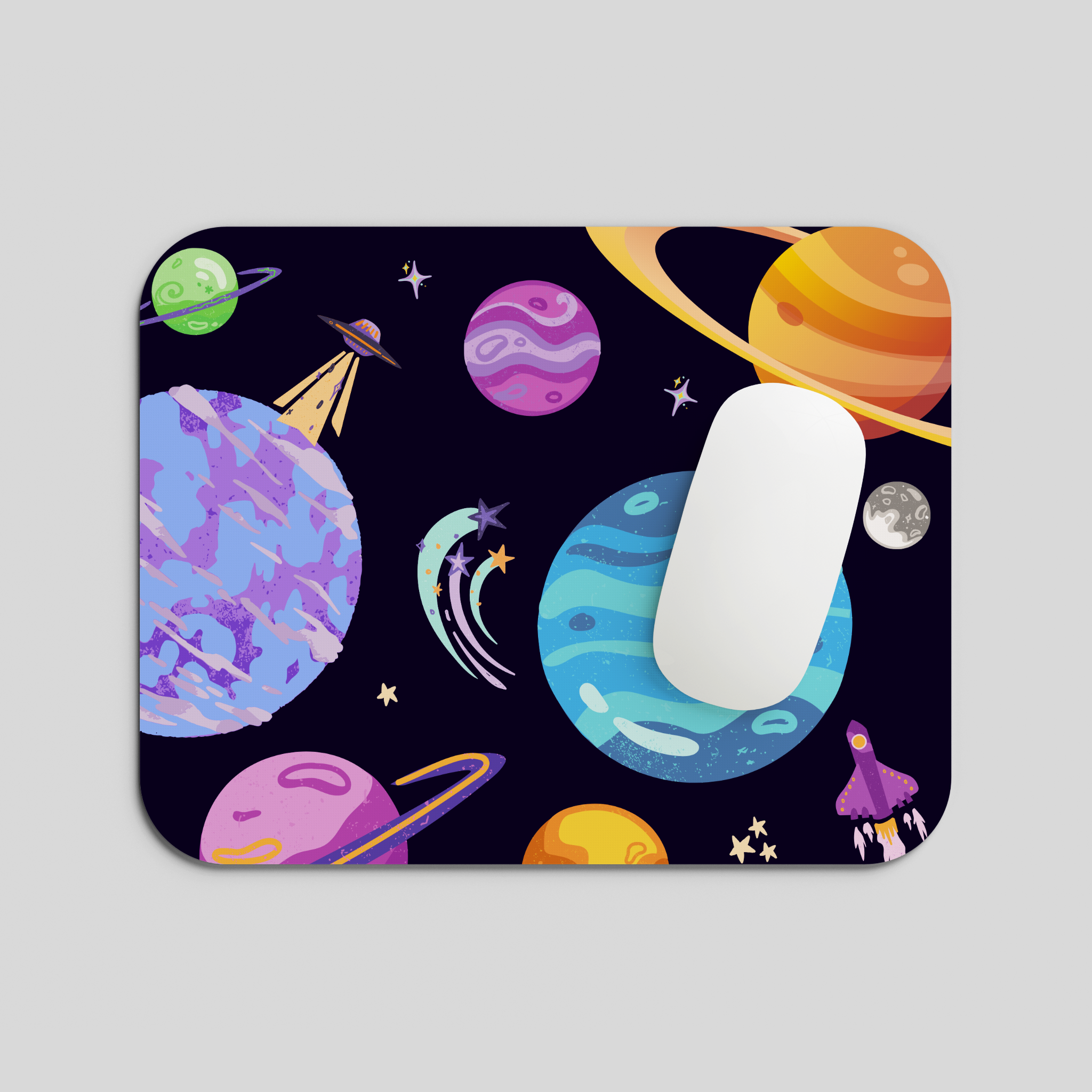 Space Planets Mousepad