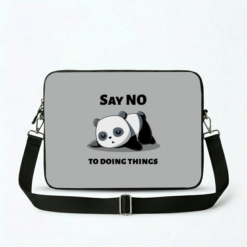 Idle Panda Laptop Sleeve