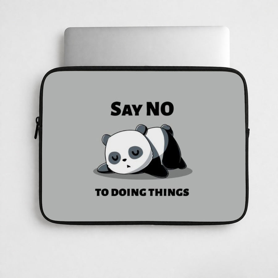 Idle Panda Laptop Sleeve
