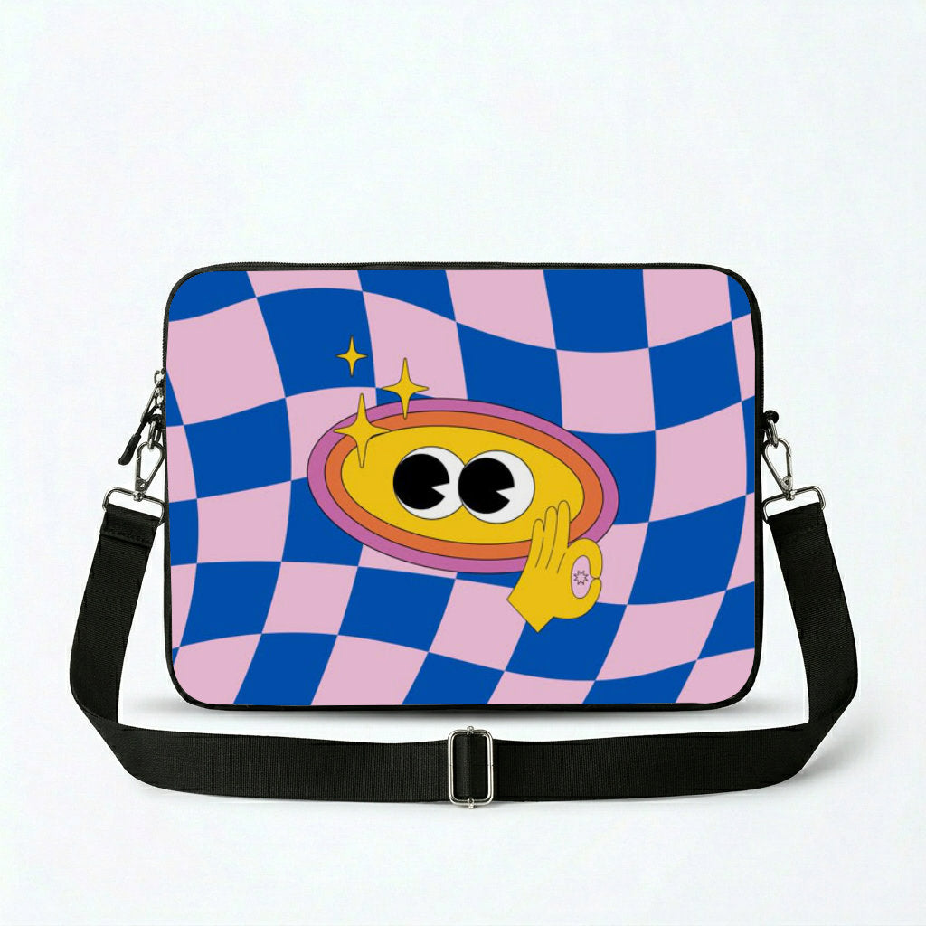 Retro Trippy Laptop Sleeve