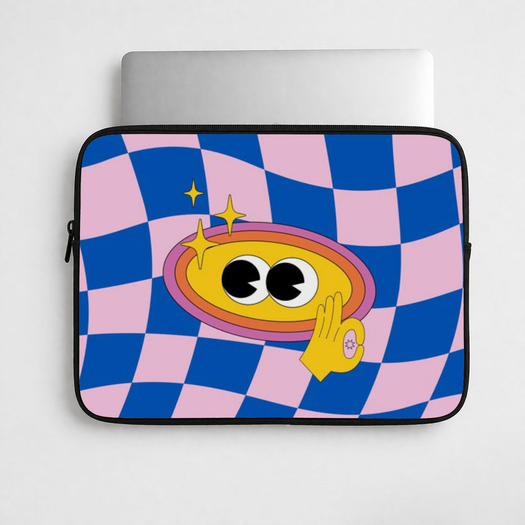 Retro Trippy Laptop Sleeve