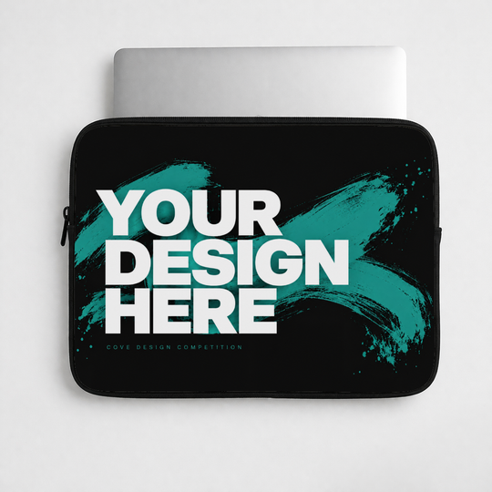 Cove Customs laptop sleeve ready for your original artwork